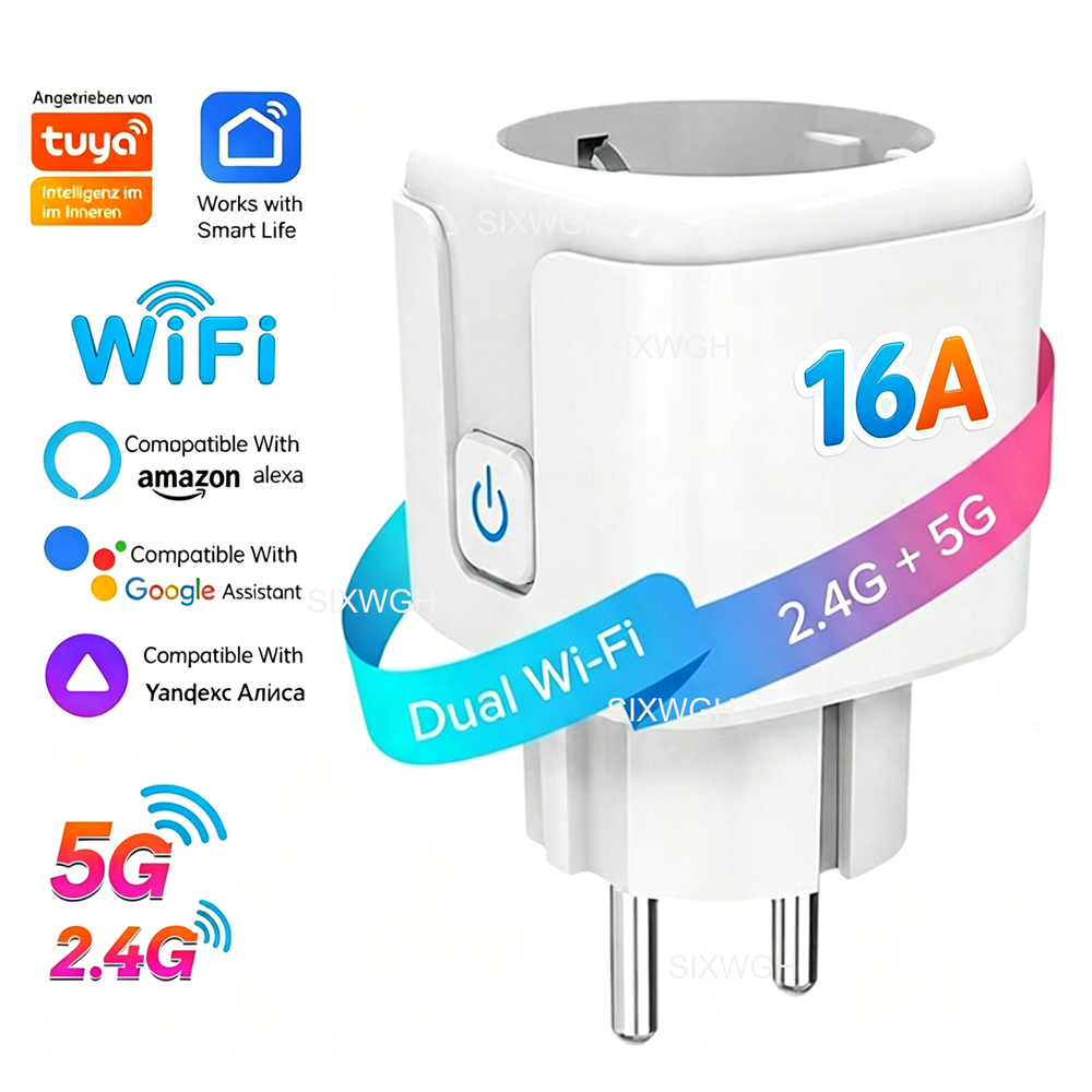 เต้ารับอัจฉริยะ Tuya WiFi แบบส - Timer Dual Outlet บทวิจารณ์และราคา